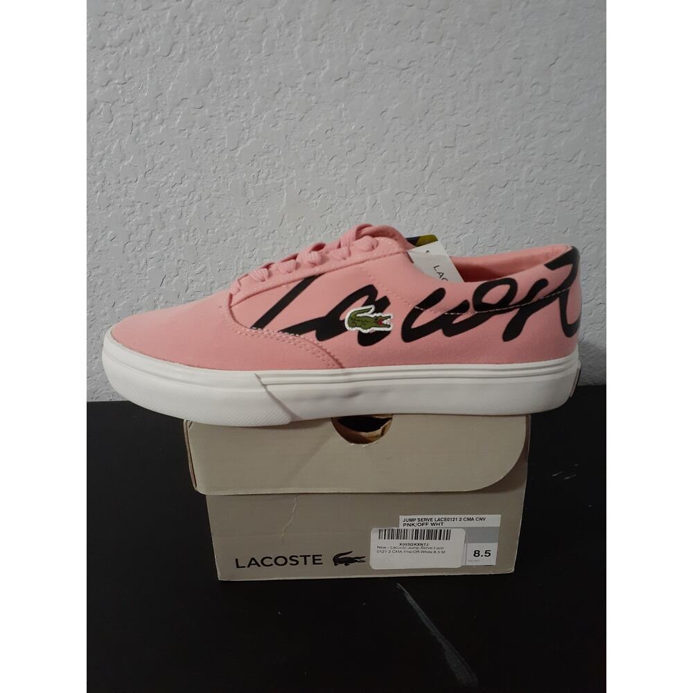 Lacoste Women's Jump Serve Lace Shoes 0121 2 CMA Pink 8.5 M